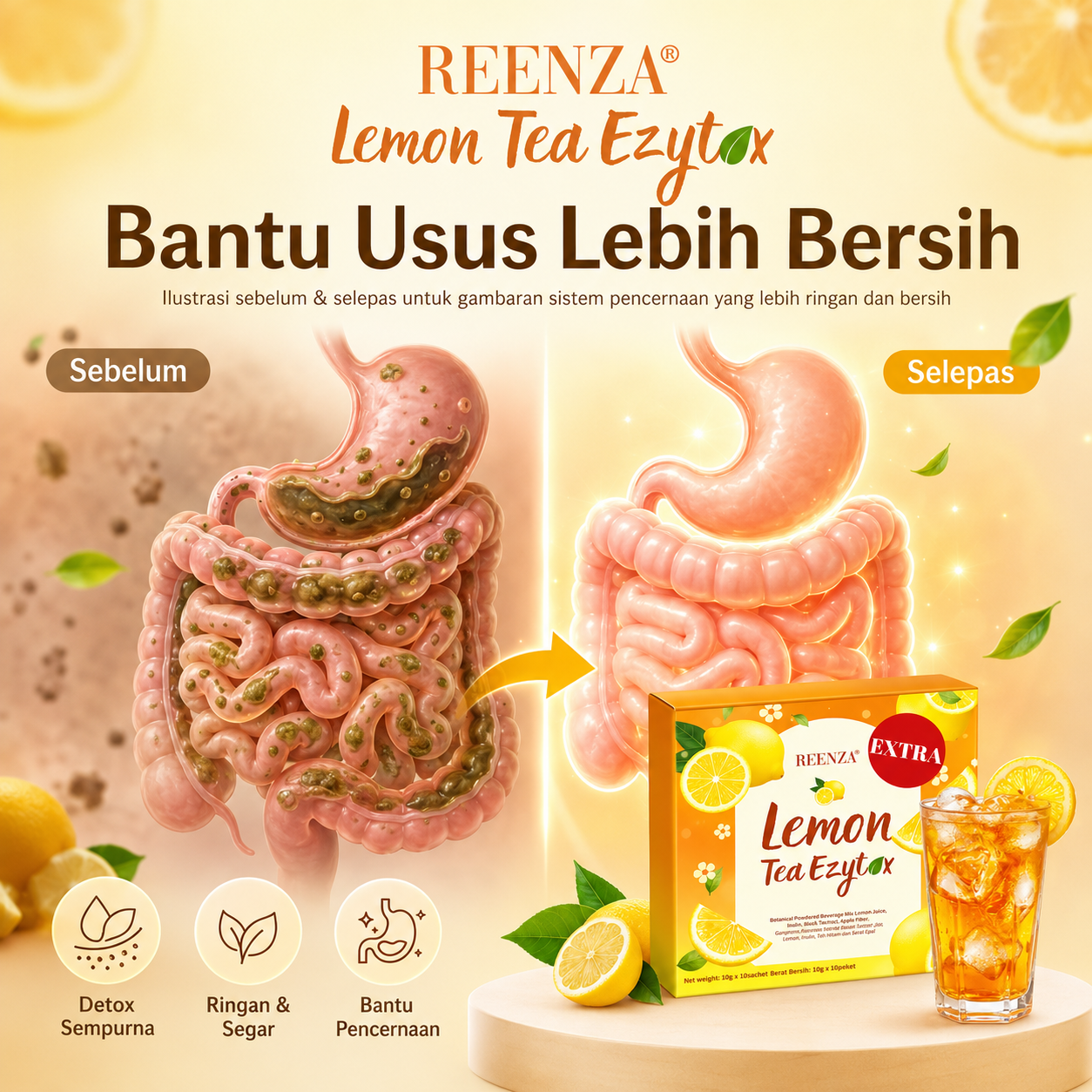 Akibat perut bertoksin